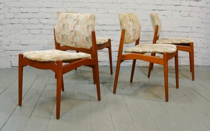 dining chairs by erik buch for orum mobelfabrik 1960s set of 4 6