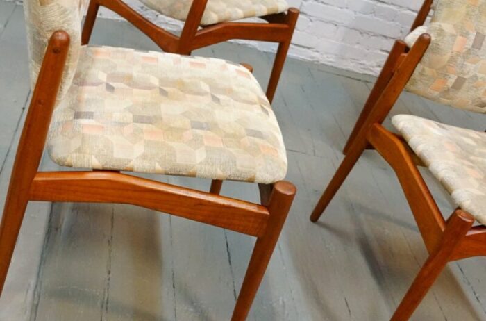 dining chairs by erik buch for orum mobelfabrik 1960s set of 4 8