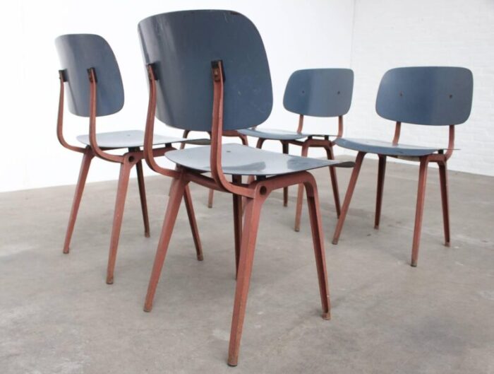 dining chairs by friso kramer for ahrend de cirkel 1953 set of 6 8