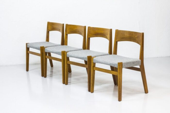 dining chairs by john vedel rieper for erhard rasmussen 1957 set of 4 3