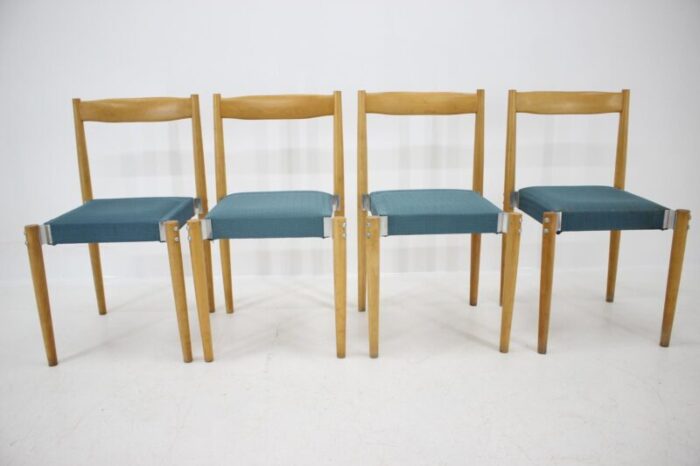 dining chairs by miroslav navratil 1970s set of 4 1 1