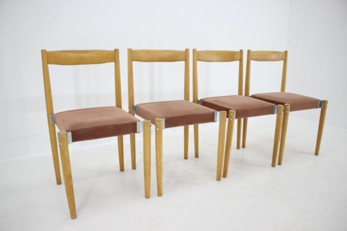 dining chairs by miroslav navratil 1970s set of 4 3