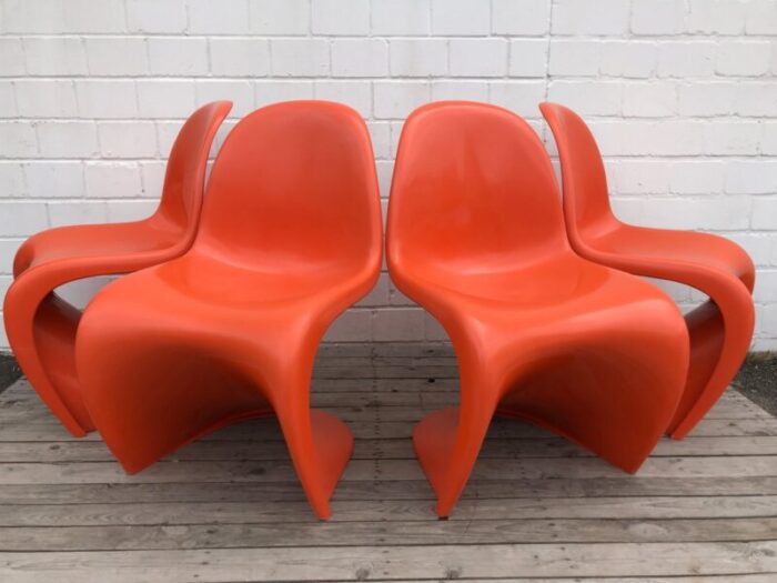 dining chairs by verner panton for fehlbaum 1973 set of 4 20