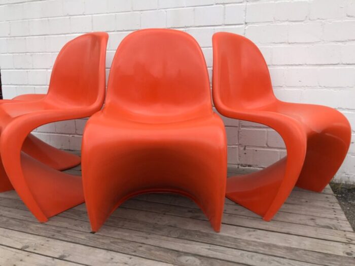 dining chairs by verner panton for fehlbaum 1973 set of 4 21