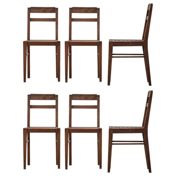 dining chairs in the style of rene gabriel 1960s set of 6 1