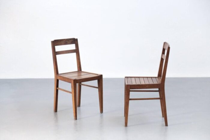 dining chairs in the style of rene gabriel 1960s set of 6 7