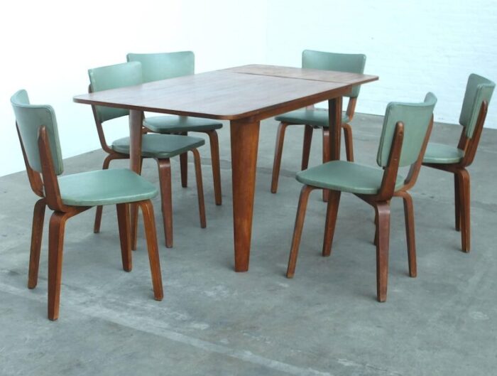 dining table chairs set by cor alons for gouda den boer 1949 6