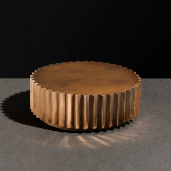 doris cast bronze multifaceted coffee table from fred juul 3