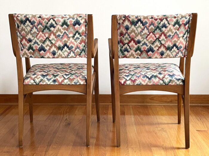 drexel profile arm chairs by john van koert a pair 6108