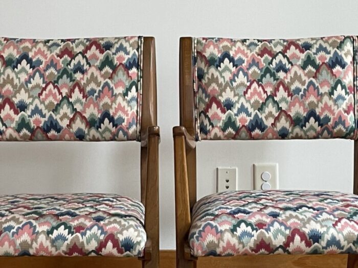 drexel profile arm chairs by john van koert a pair 6518