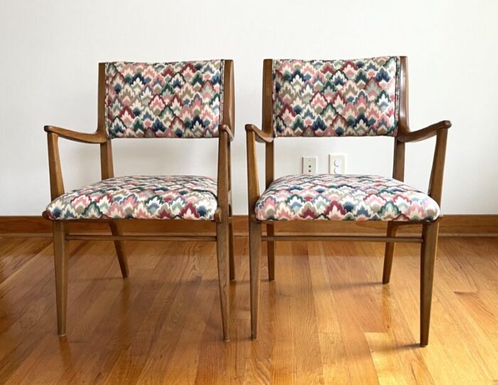 drexel profile arm chairs by john van koert a pair 6730