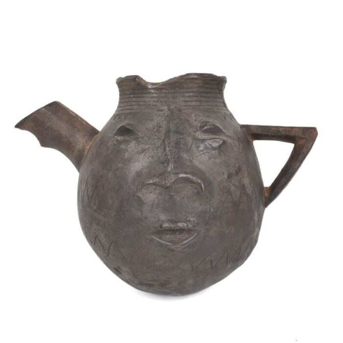 early 20th century african shi bashi wood pitcher 6216