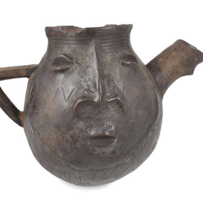 early 20th century african shi bashi wood pitcher 7122