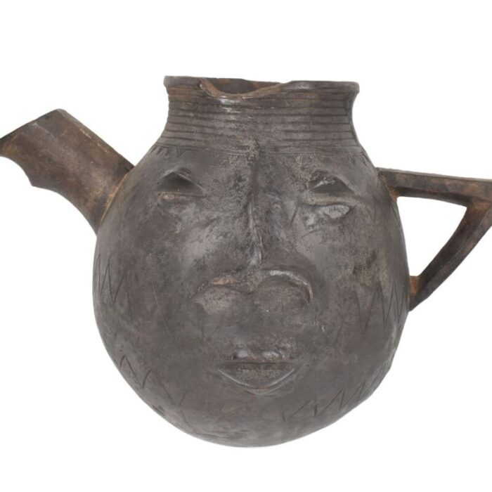 early 20th century african shi bashi wood pitcher 9801