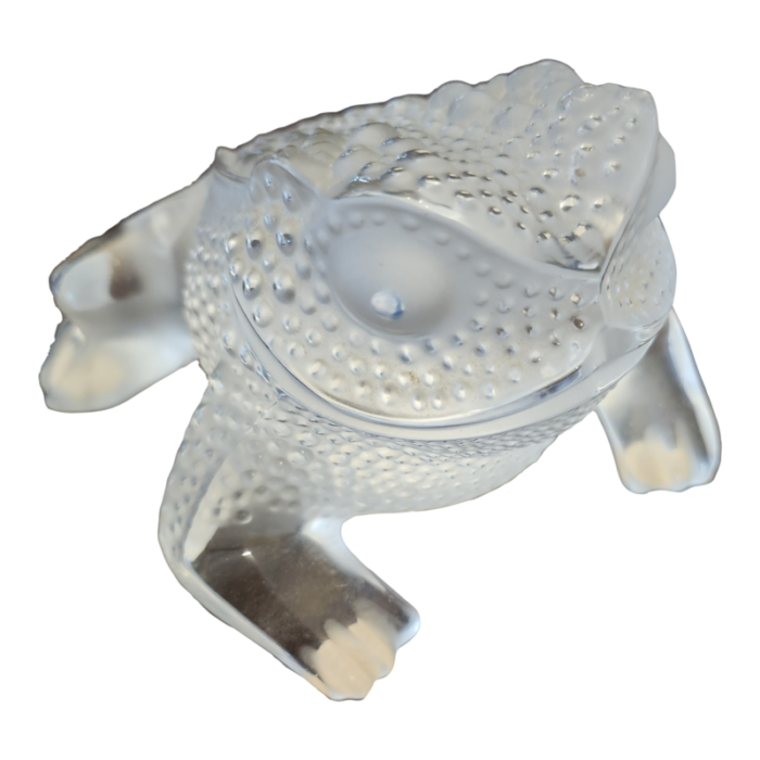 early 20th century gumps lalique frog figurine 3507