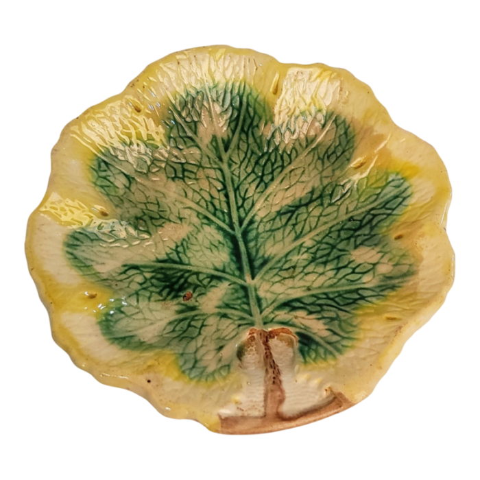 early 20th century majolica plate 1639