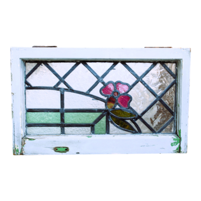 early 20th century stained glass window 4586