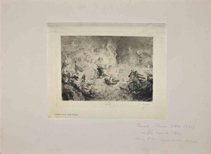 fernand cormon mythological composition 1902 etching 9676