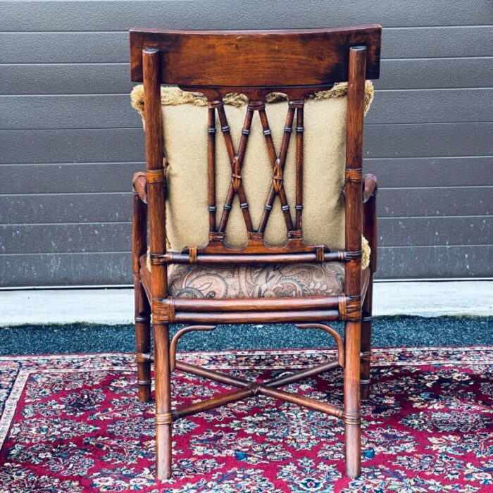 ficks reed historic natchez collection rattan desk chair 1859