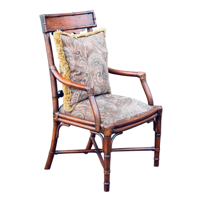 ficks reed historic natchez collection rattan desk chair 9193