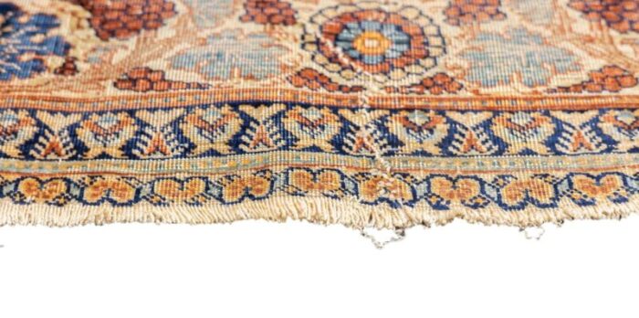 fine antique persian silk heriz rug 39 x 53 9162