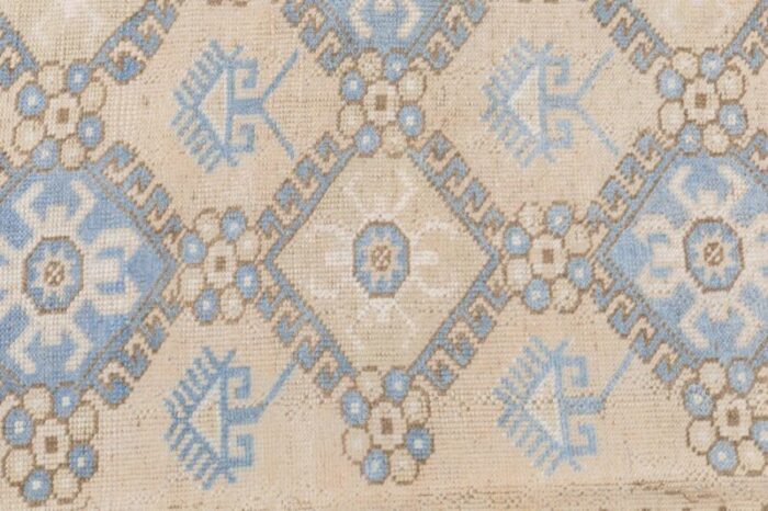 fine antique turkish oushak wool rug 66 x 97 2830