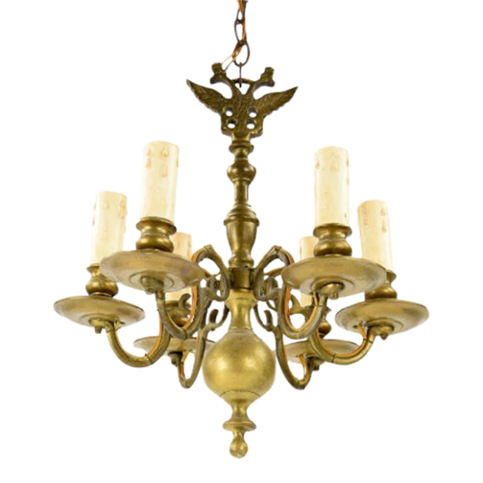 flemish chandelier circa 1900 0964