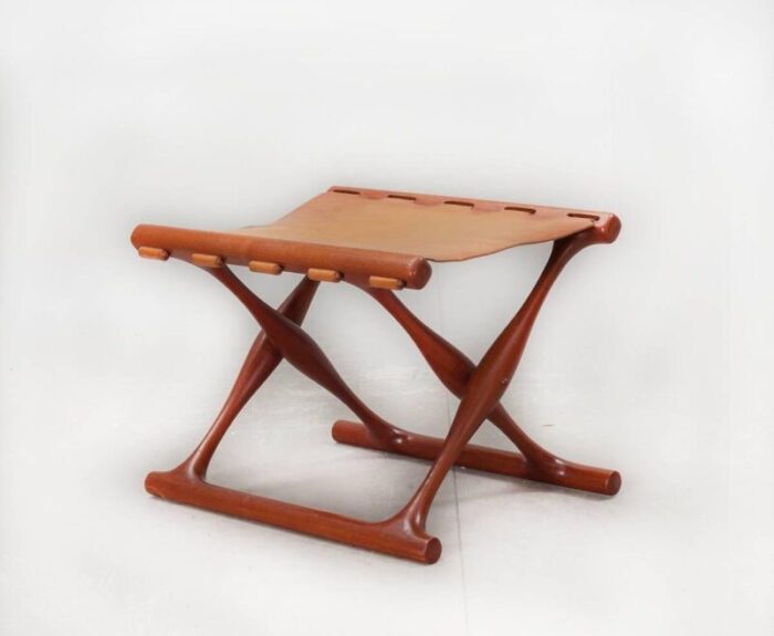 folding stool by poul hundevad 1960s 1