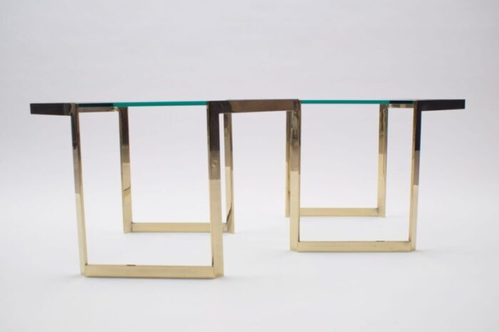 french brass side tables 1960s set of 4 14