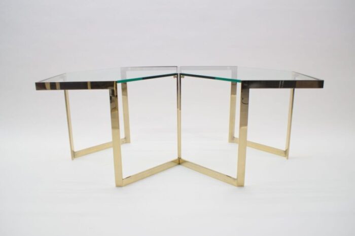 french brass side tables 1960s set of 4 9