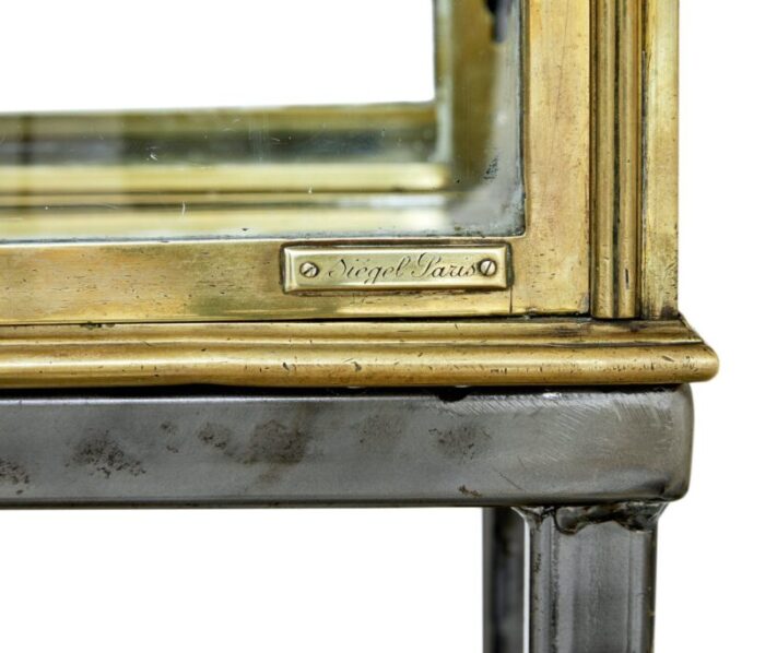 french glazed brass cabinet from siegel 1920s 6