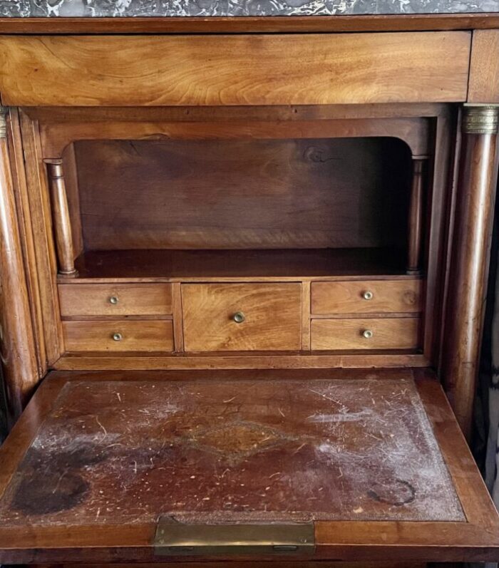 french secretaire a abattant empire ormolu mounted mahogany c 1810 4469