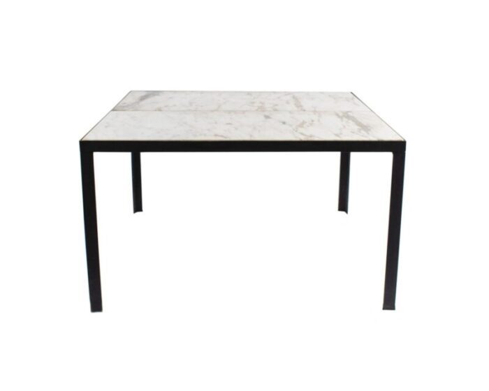 gavin gray modernist custom made metal and stone top accent table 1494