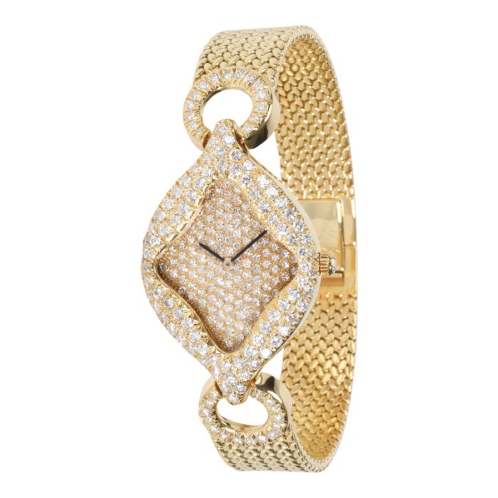 gerald genta royama g20567 womens watch in 18kt yellow gold 0300