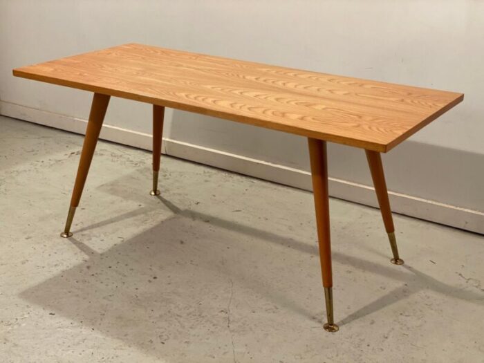 german maple side table by ilse moebel 1950s 2