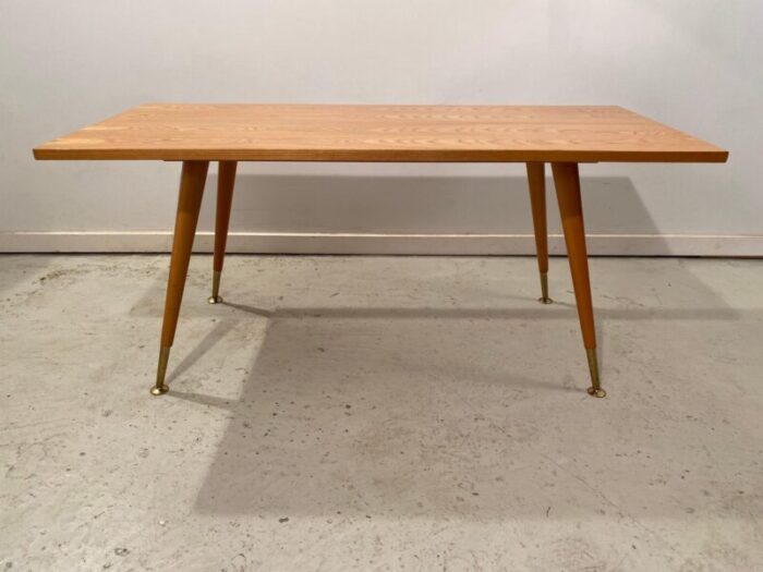 german maple side table by ilse moebel 1950s 6