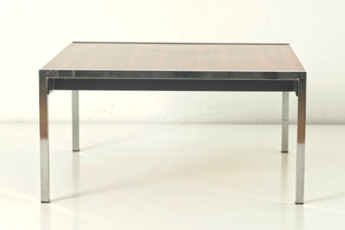 german rosewood coffee table by ernst josef althoff 1960s 1