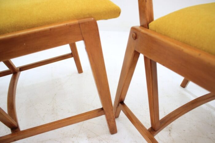 german yellow side chairs from ghg mobel pirna 1970s set of 2 5