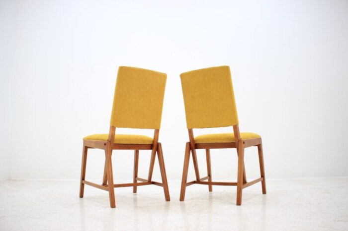 german yellow side chairs from ghg mobel pirna 1970s set of 2 8