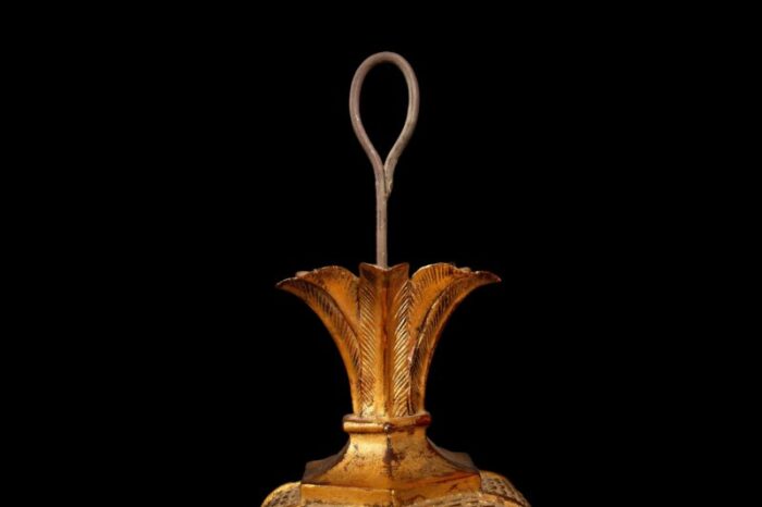 gilded elegance 19th century venetian lantern 7694