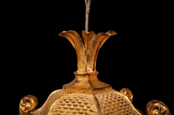 gilded elegance 19th century venetian lantern 9405