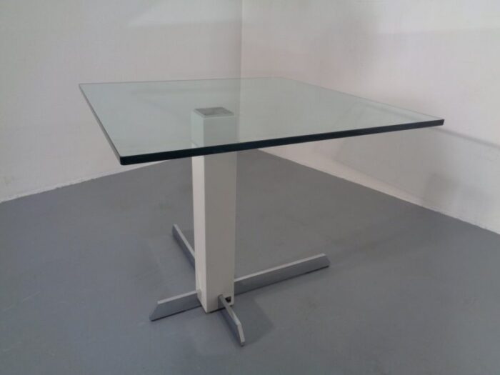 glass and metal side tables from wk wohnen 1990s set of 2 15