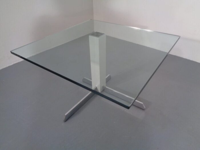 glass and metal side tables from wk wohnen 1990s set of 2 18