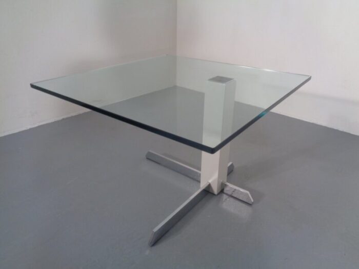 glass and metal side tables from wk wohnen 1990s set of 2 21