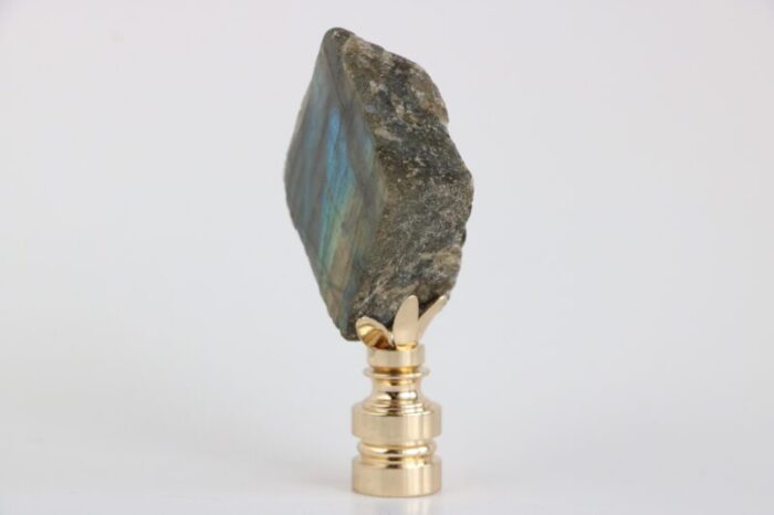 golden flash labradorite lamp finial 1137