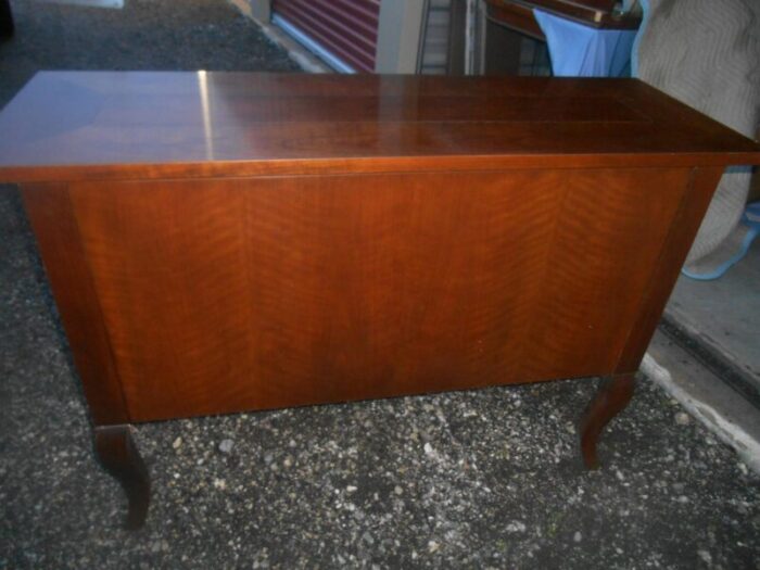 gorgeous vintage baker furniture maple inlay credenza sideboard dry bar 8446