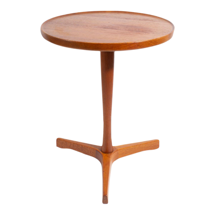 hans c andersen 1960s artex teak accent table 3432