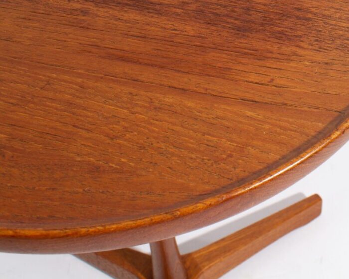 hans c andersen 1960s artex teak accent table 8043