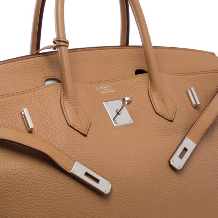 hermes birkin 40 handbag in tabac togo leather shw 3364