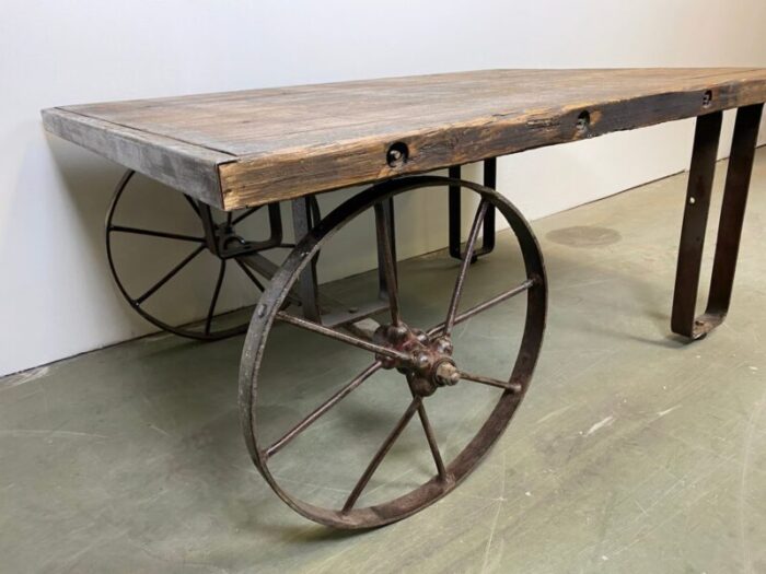 industrial coffee table 1950s 2